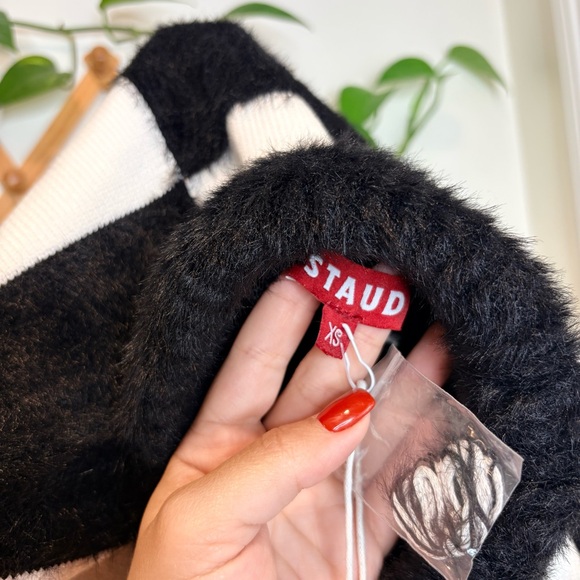 STAUD Benny Checkerboard Turtleneck Sweater - Picture 9 of 12